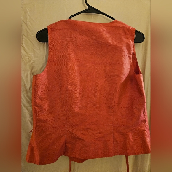 Ann Taylor, Pink, Wrap Vest - Picture 3 of 3